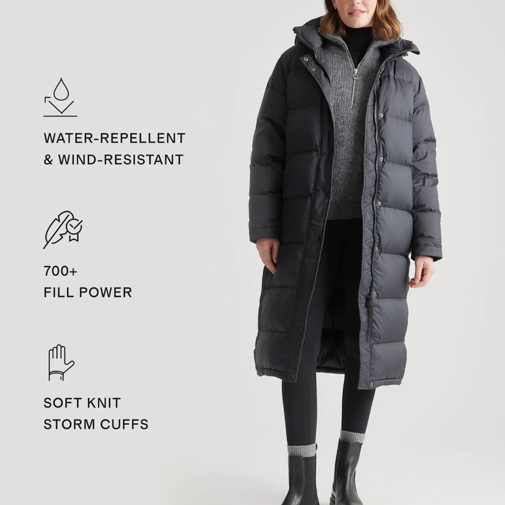 Responsible Down Long Puffer Jacket NWT - image 3